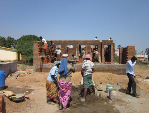 Construction de toilettes